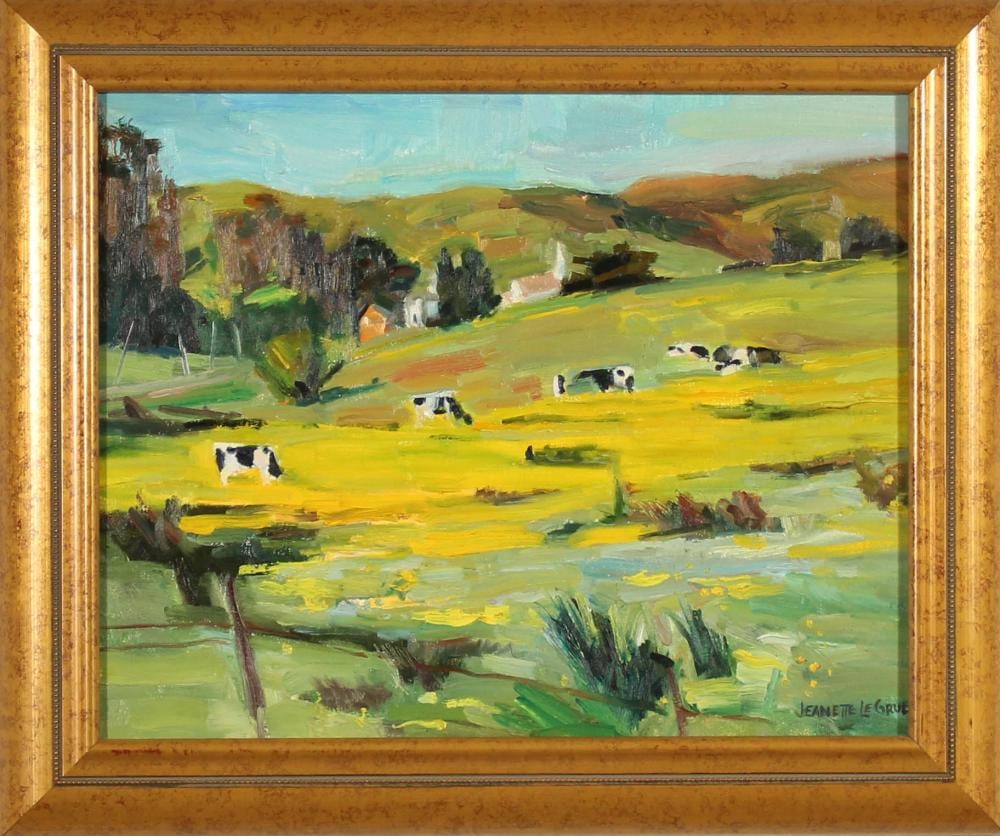 Jeanette Le Grue comparable auction result: jeanette le grue oil on canvas