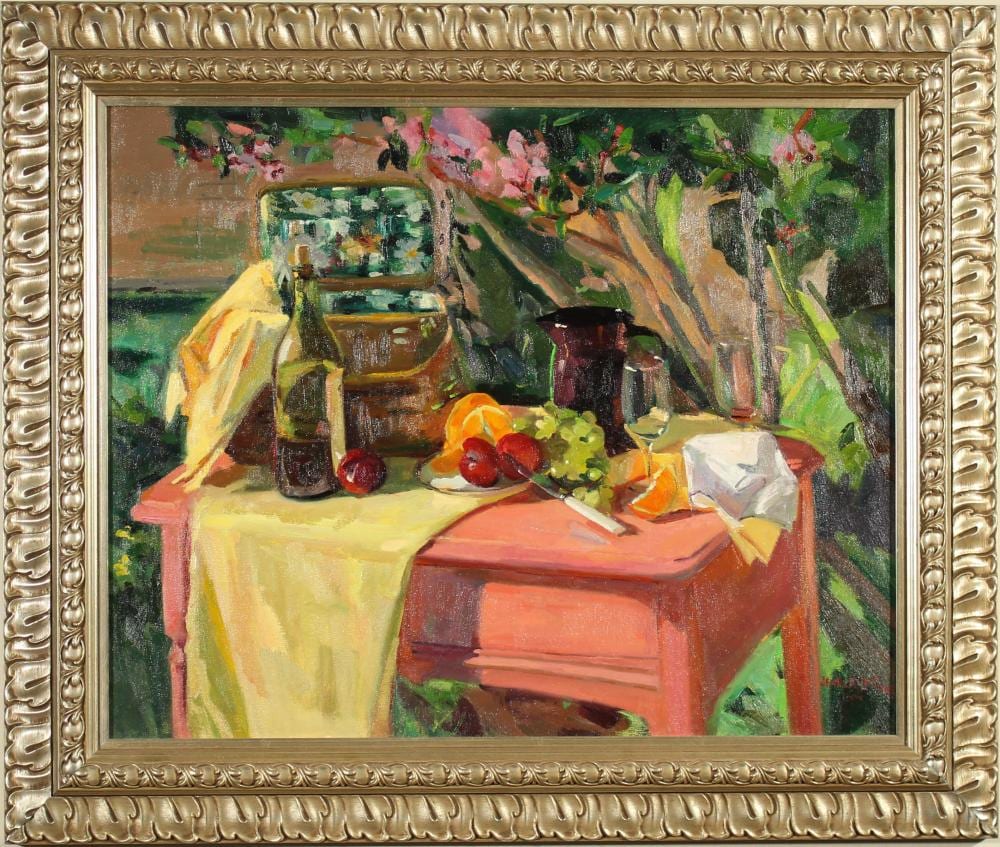 Jeanette Le Grue comparable auction result: jeanette le grue oil on canvas