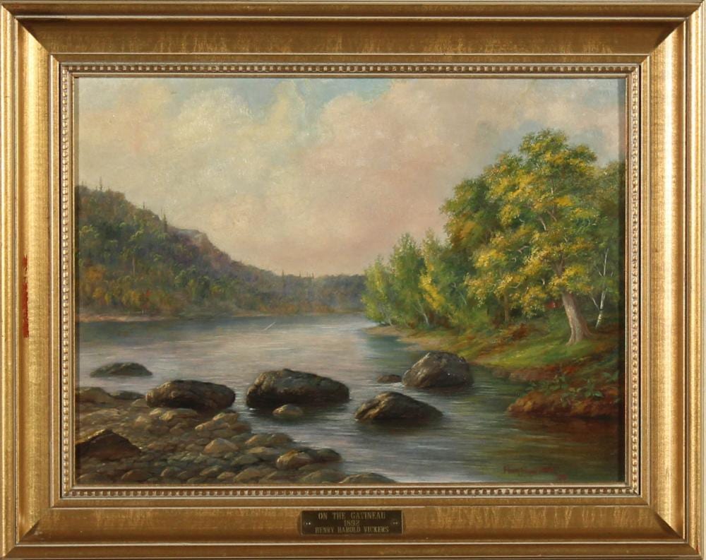 Henry Harold Vickers comparable auction result: henry harold vickers oil on board