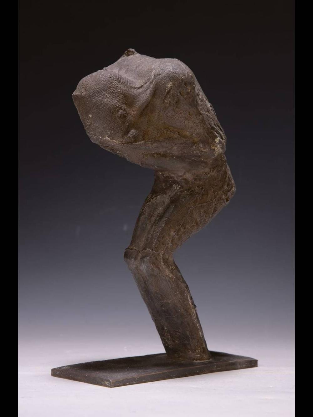 Thomas Duttenhoefer comparable auction result: thomas duttenh fer born in 1950 bent figure bronze from