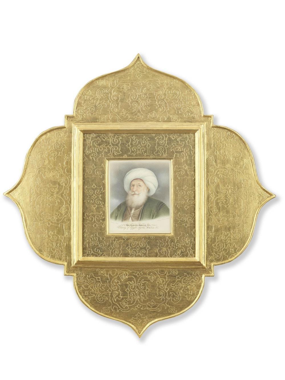 Leander Ruß comparable auction result: leander russ austrian 1809 1864 portrait of mehmet ali pasha 1833