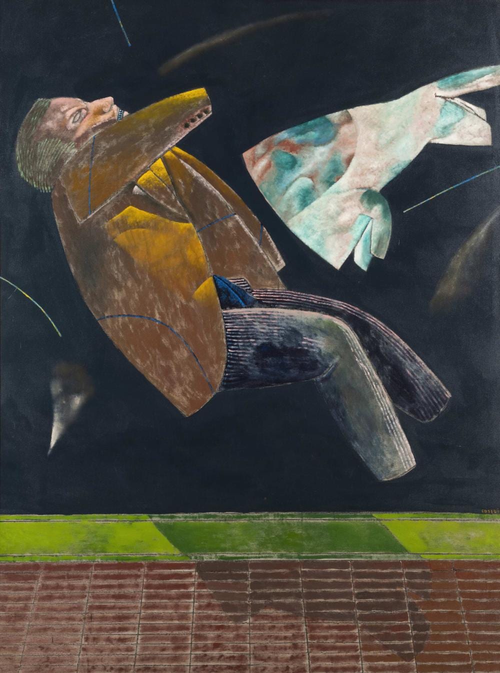 Dario Caterina comparable auction result: dario caterina born 1955 homme tombant