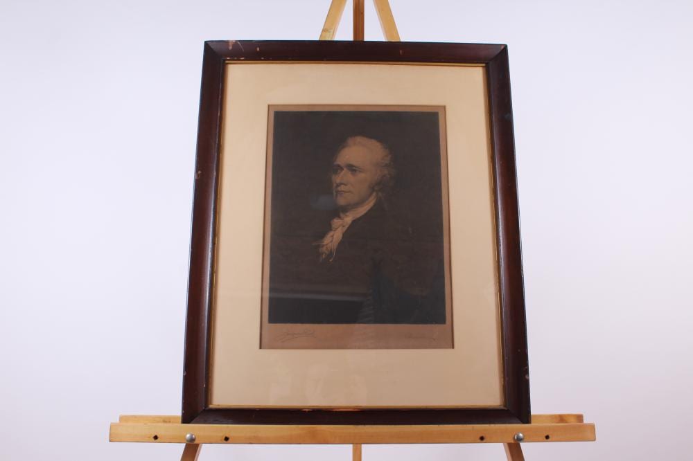 Jacques Reich comparable auction result: a hamilton etching print by jacques reich