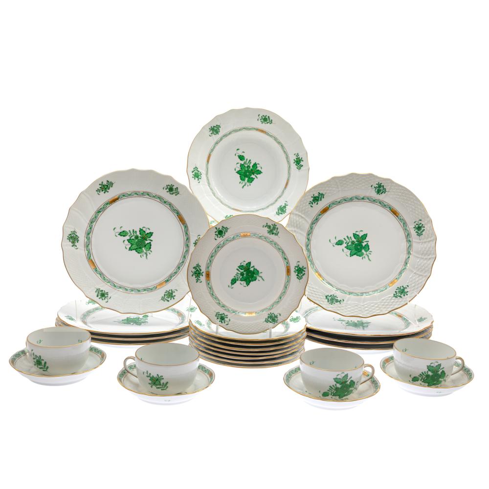 Auction comp thumbnail for Herend Porcelain Dinnerware Set, Chinese Bouquet Pattern (Fine Estate Inc., Lot 159)