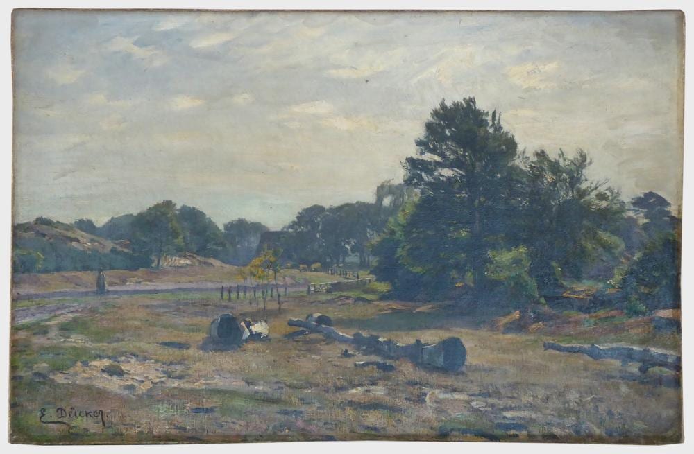 Eugen Dücker comparable auction result: eugen d cker ohne titel