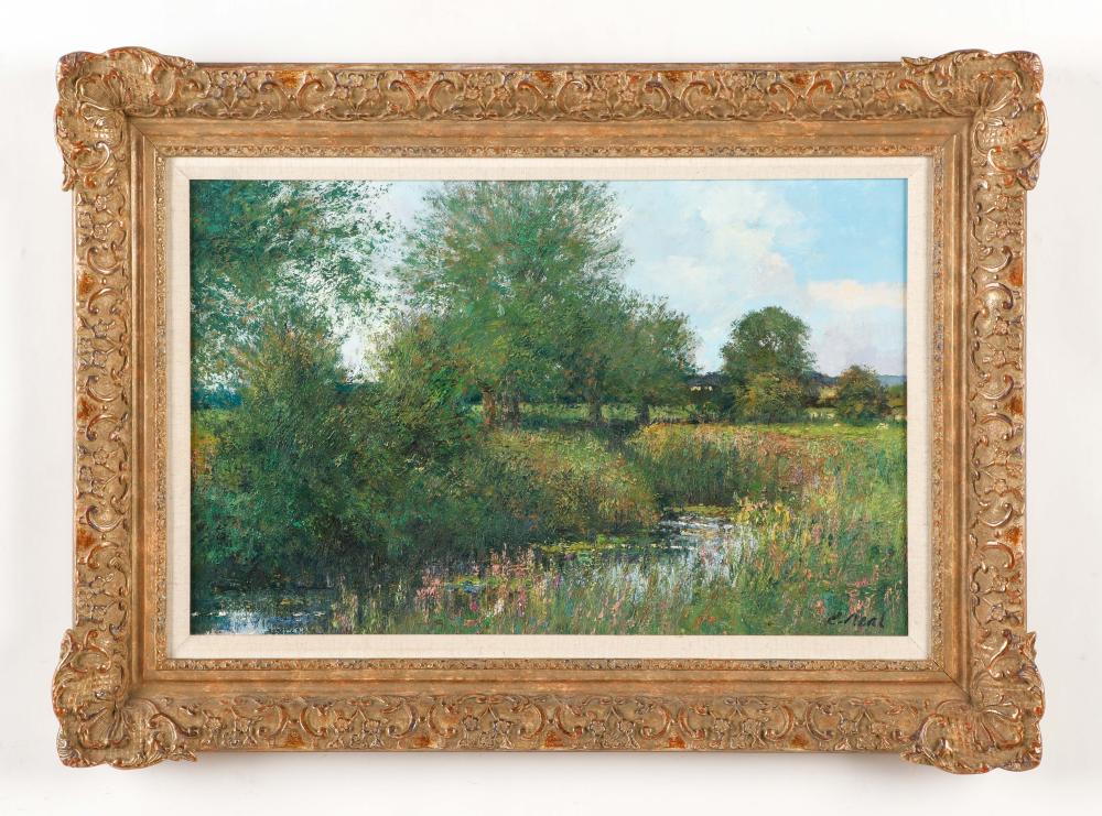 Charles Neal comparable auction result: charles neal british b 1951 river evenlode