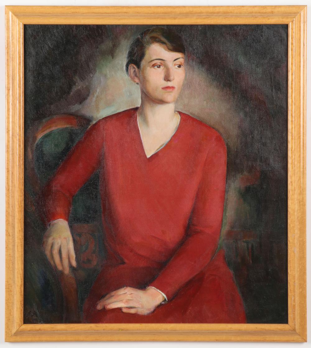 Dorothy van Loan comparable auction result: dorothy van loan american 1904 1999 portrait of a lady