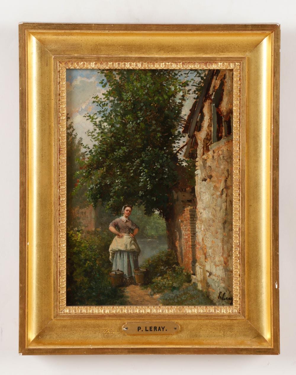 Prudent Louis Leray comparable auction result: prudent louis leray french 1820 1879