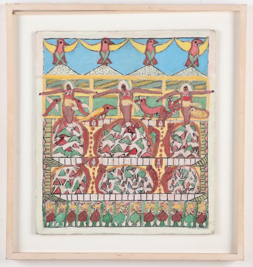 max romain haitian american b 1930 calvary garden · Material Culture · 2023-11-08 Max Romain comparable auction result: max romain haitian american b 1930 calvary garden