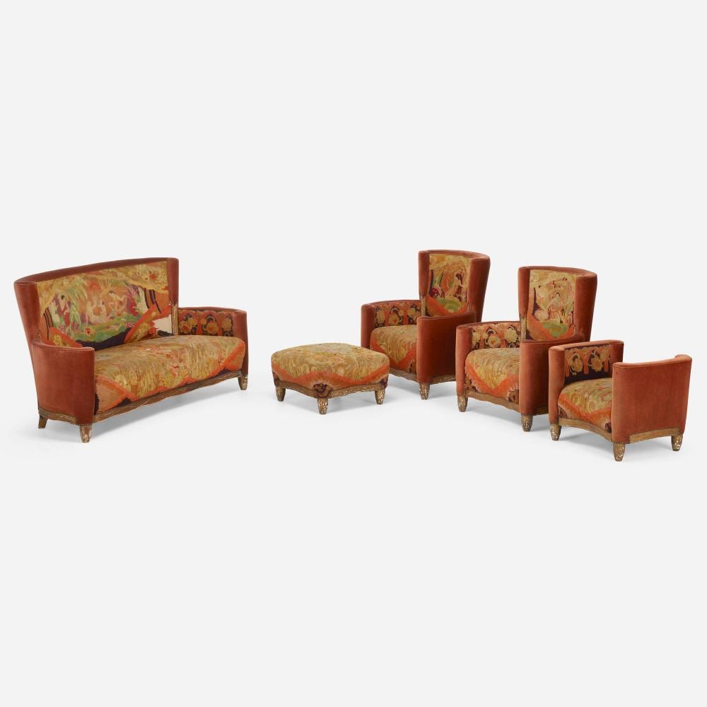 Maurice Dufrène comparable auction result: maurice dufr ne parlor suite