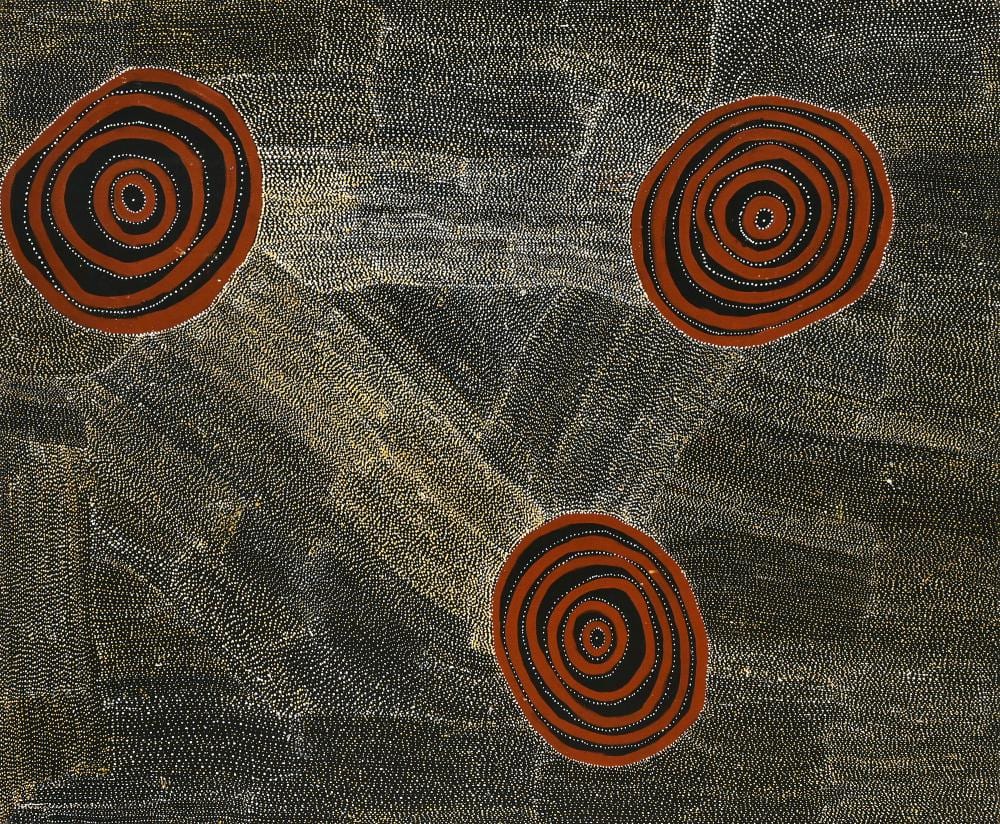 Wentja Napaltjarri comparable auction result: wentja napaltjarri womens ceremony sandholes rockholes near kintore 2004