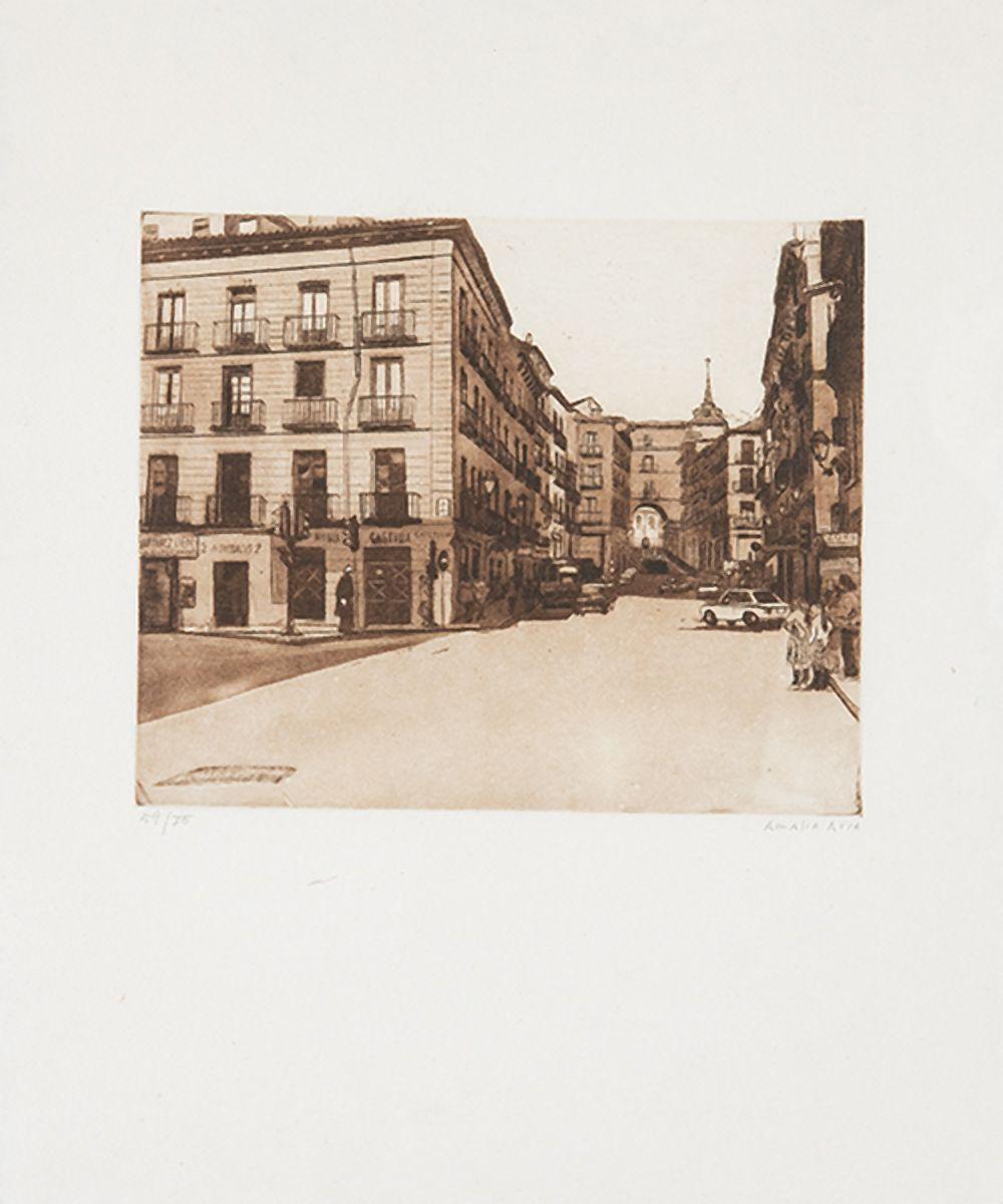 Amalia Avia comparable auction result: amalia avia puerta cerrada square toledo street
