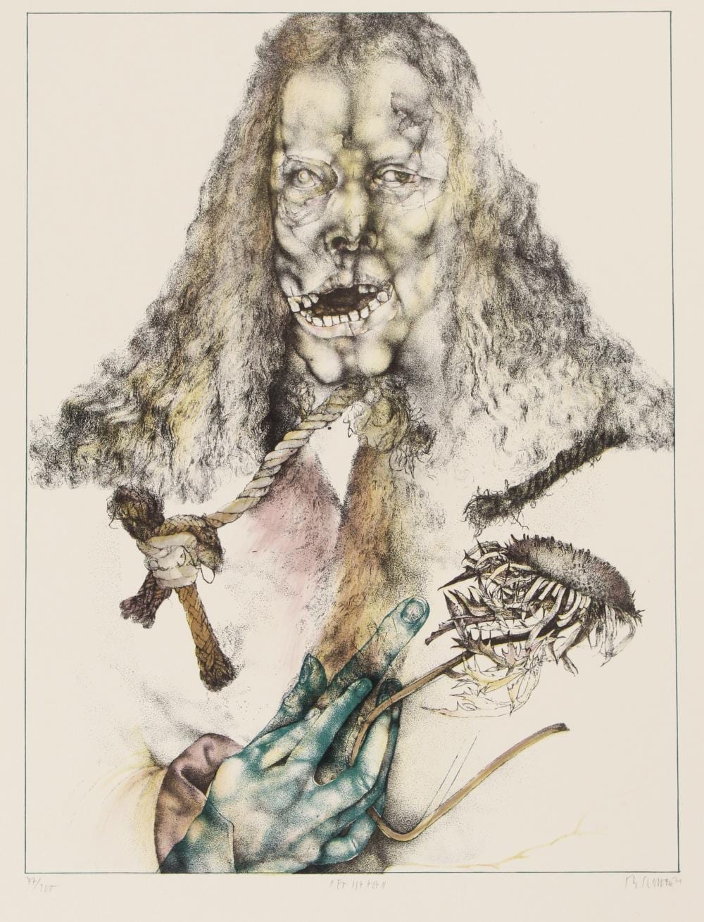 Hans Georg Rauch comparable auction result: hans georg rauch german 1939 1993 lithograph