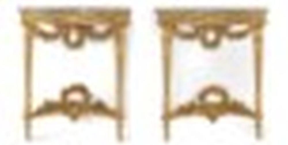 George (1930) Davis comparable auction result: a pair of louis xvi giltwood corner consoles circa 1780 85 probably by geo