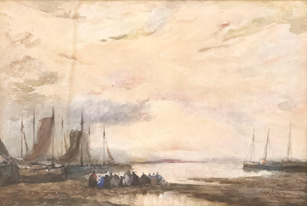 Fernando A. Carter comparable auction result: fernando a carter ships at sunset