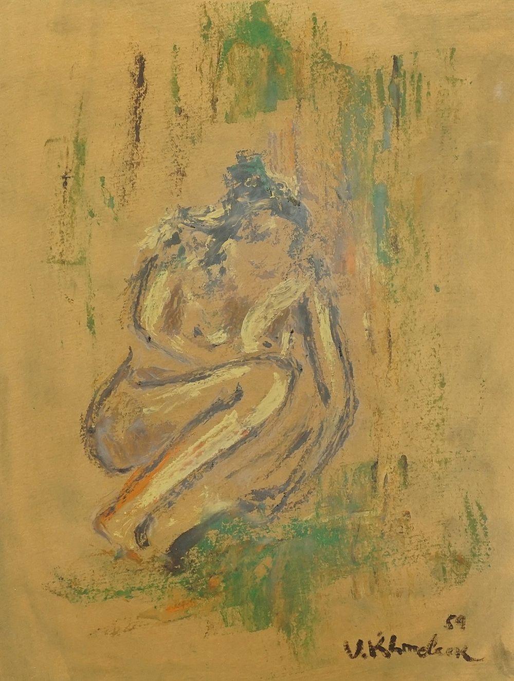 vasyl khmeluk 1903 1986 female nude · Kunst- und Auktionshaus Quedlinburg · 2023-11-11 Vasyl Khmeluk comparable auction result: vasyl khmeluk 1903 1986 female nude