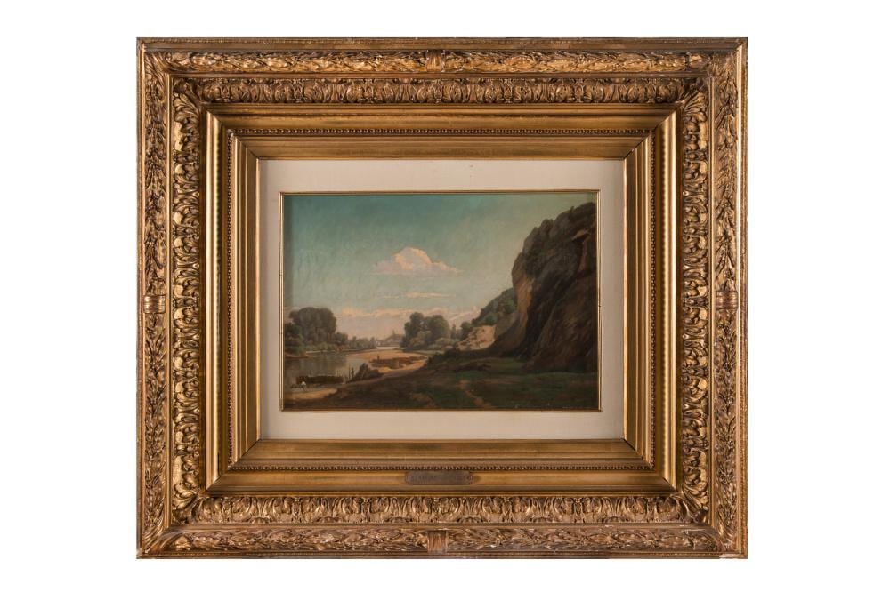 Serafino DeTivoli comparable auction result: serafino de tivoli lungo il fiume