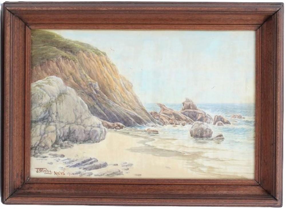 Jack Wisby comparable auction result: jack wisby 1869 1940 american watercolor