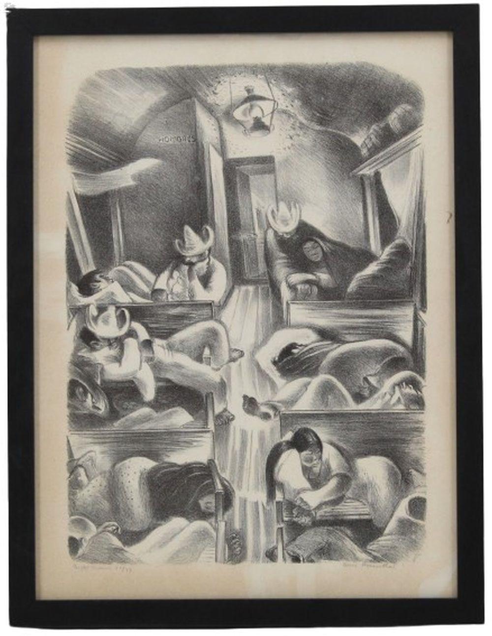 Doris Rosenthal comparable auction result: doris rosenthal 1889 1971 american lithograph