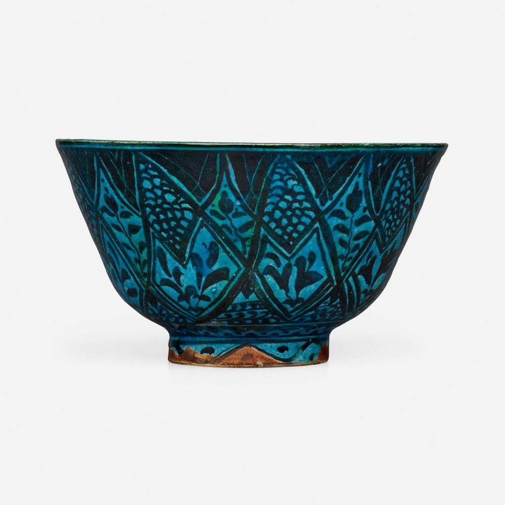 Carl Walters comparable auction result: carl walters bowl with stylized flowers