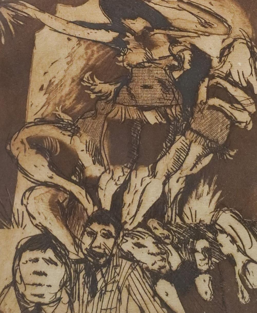 michael louis jacques american b 1945 the scene etching signed l r numbered 8 10 l c and titled l l frame 18 1 4 x 15 1 4 in 46 4 x 38 7 cm · Weschler's · 2023-10-24 Michael Louis Jacques comparable auction result: michael louis jacques american b 1945 the scene etching signed l r numbered 8 10 l c and titled l l frame 18 1 4 x 15 1 4 in 46 4 x 38 7 cm
