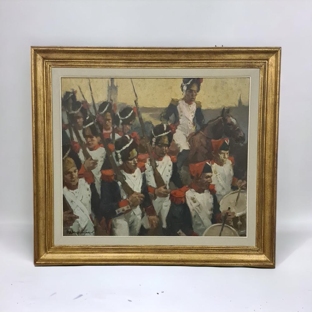 albert chavepeyer 1899 1986 les grenadiers de thuin huile sur toile dimensions 60 x 70 cm · MJV Soudant · 2023-10-29 Albert Chavepeyer comparable auction result: albert chavepeyer 1899 1986 les grenadiers de thuin huile sur toile dimensions 60 x 70 cm
