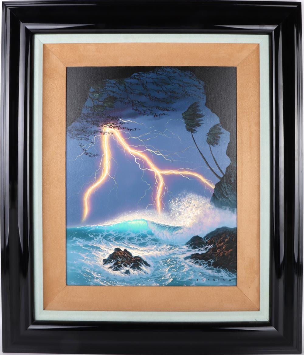 Walfrido Garcia comparable auction result: walfrido garcia natures fury storm giclee print