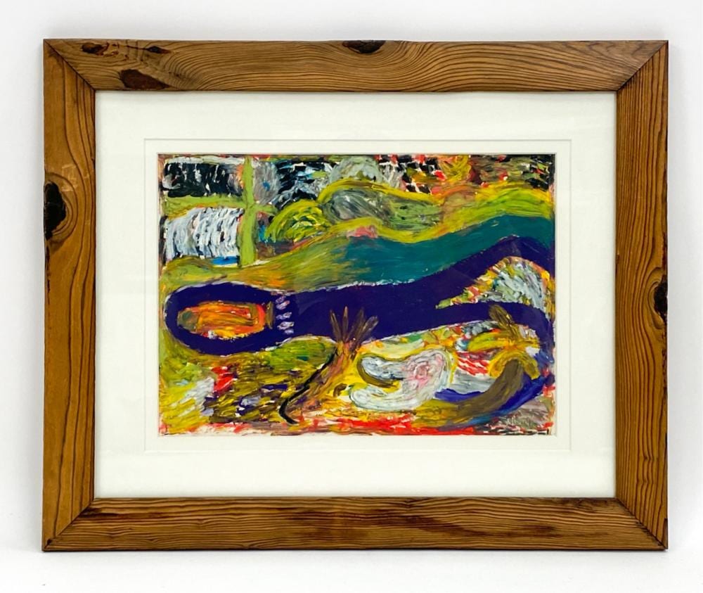 Milton George comparable auction result: milton george 1939 2008 oil pastel