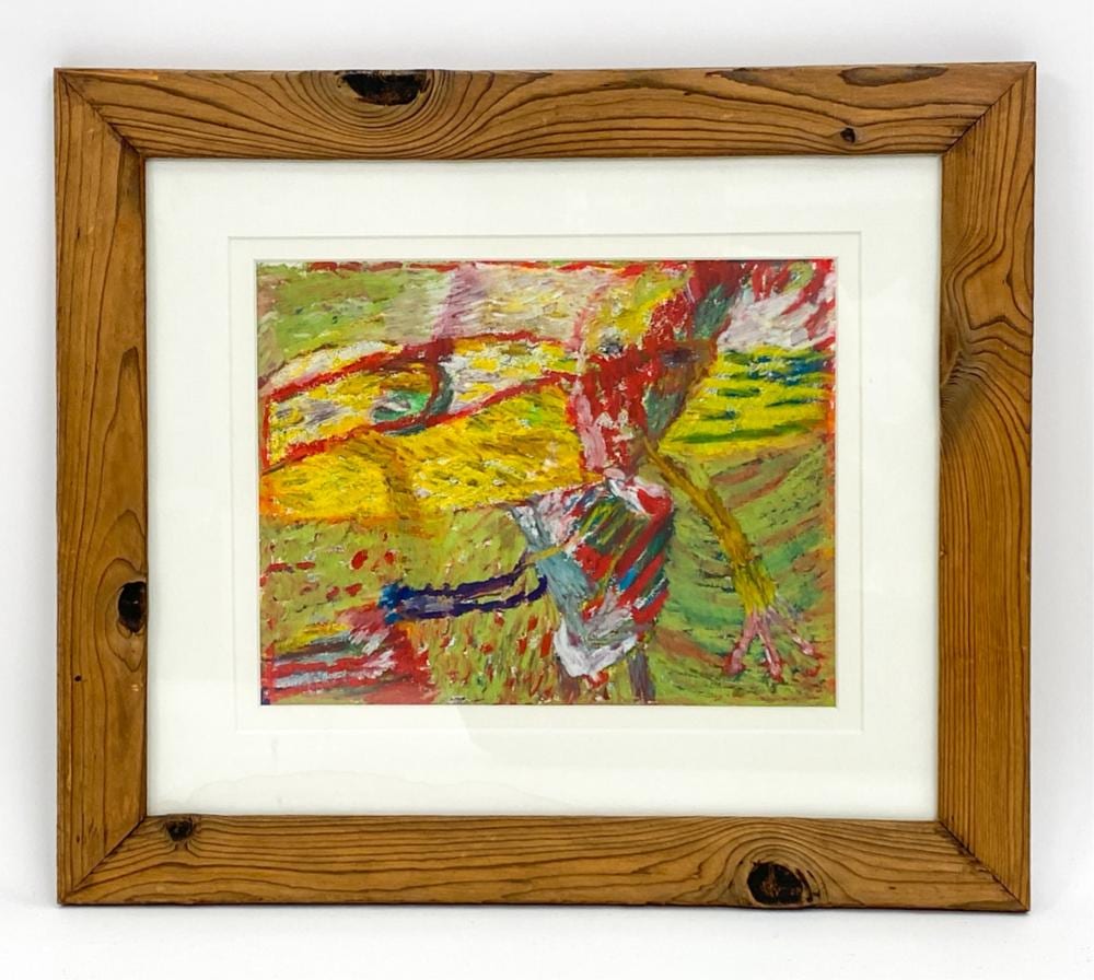 Milton George comparable auction result: milton george 1939 2008 oil pastel