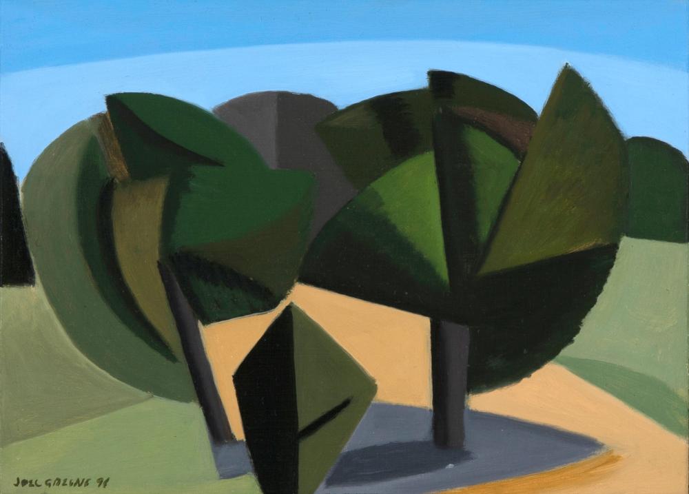 Joel Greene, Piñon Tree, Oil #236, 1997 sold by Santa Fe Art Auction, lot 204 — auction record photograph