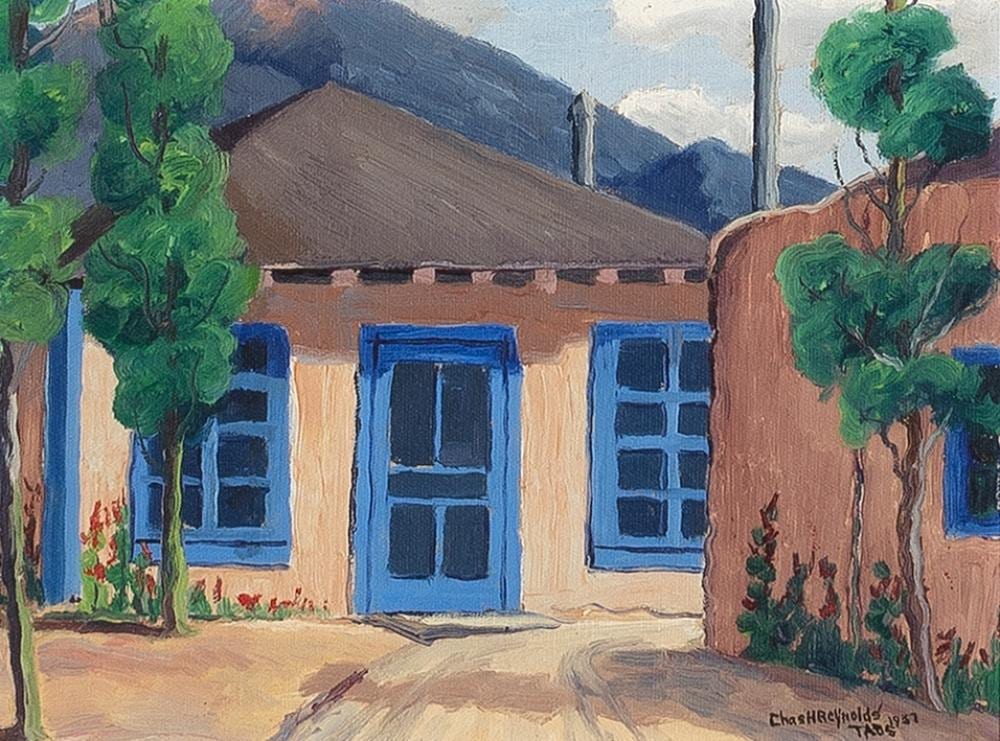 Charles Henry Reynolds comparable auction result: charles henry reynolds the blue door 1957