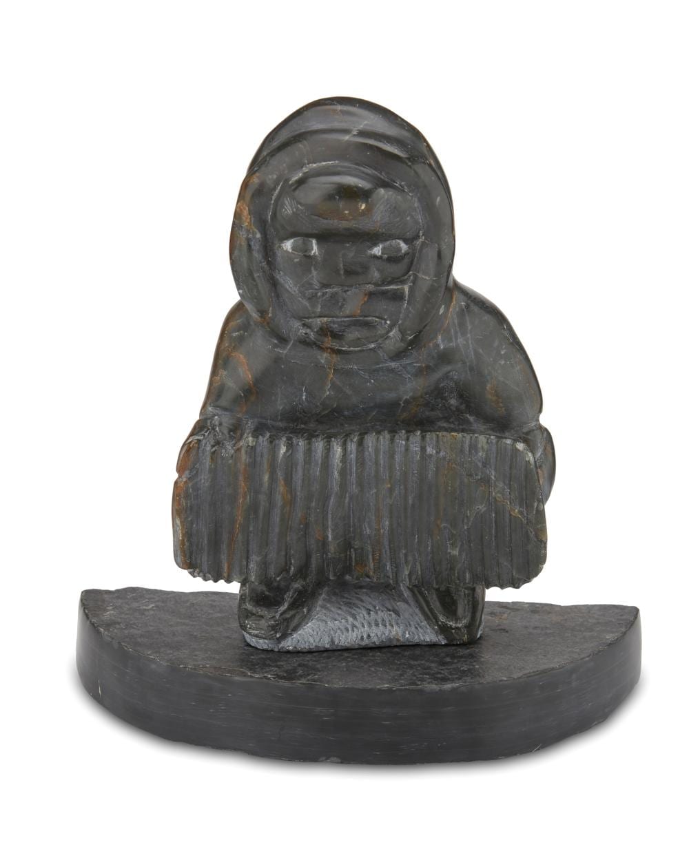 Johnny Inukpuk comparable auction result: johnny inukpuk 1911 2007 inuit port harrison inukjuak accordion player circa 1999