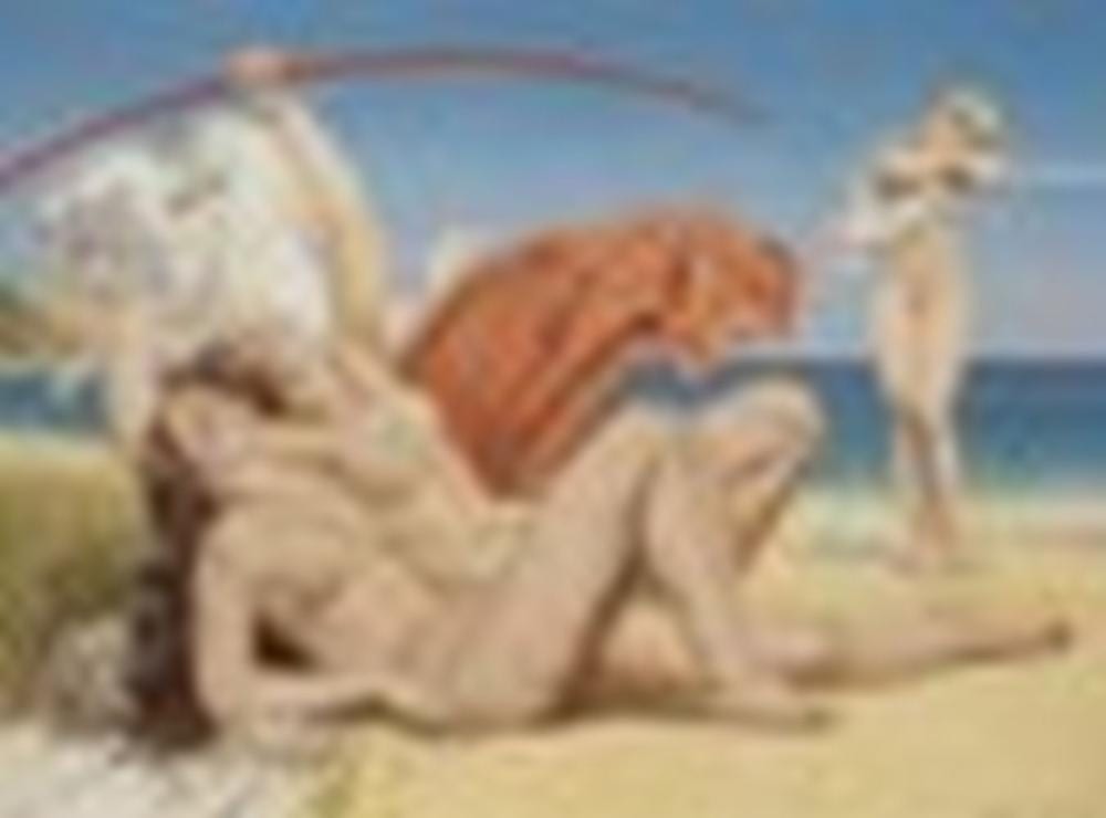 Raphaël Delorme comparable auction result: rapha l delorme 1885 1962 amazones oil on canvas 23 5 8 x 31 in 60 x