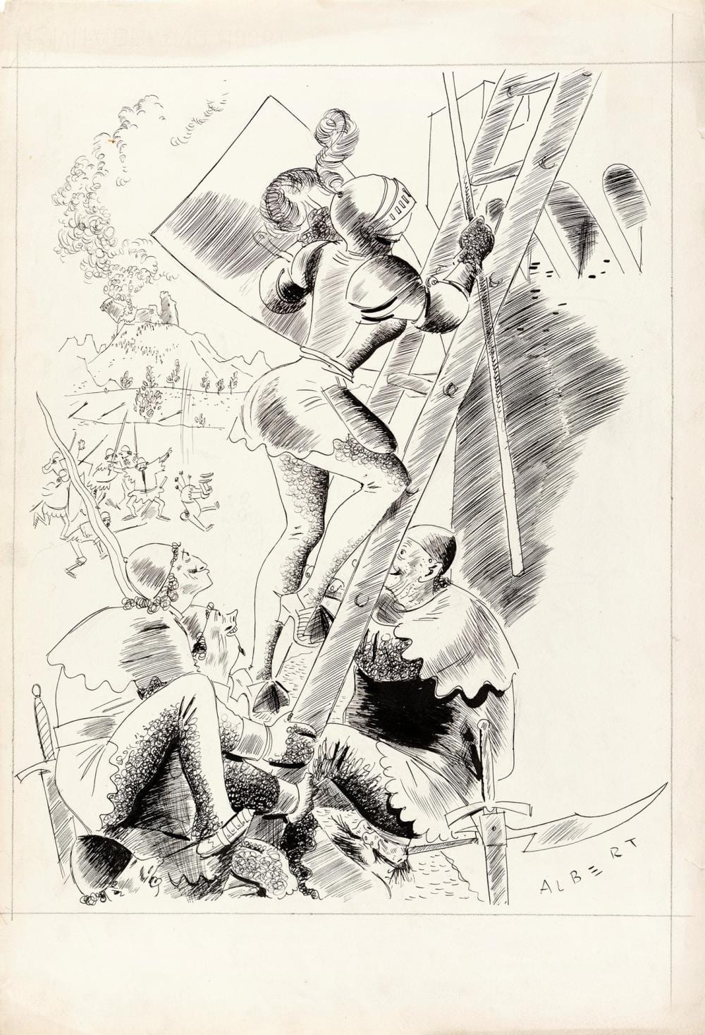 Rino Albertarelli comparable auction result: rino albertarelli assedio galante 30 s
