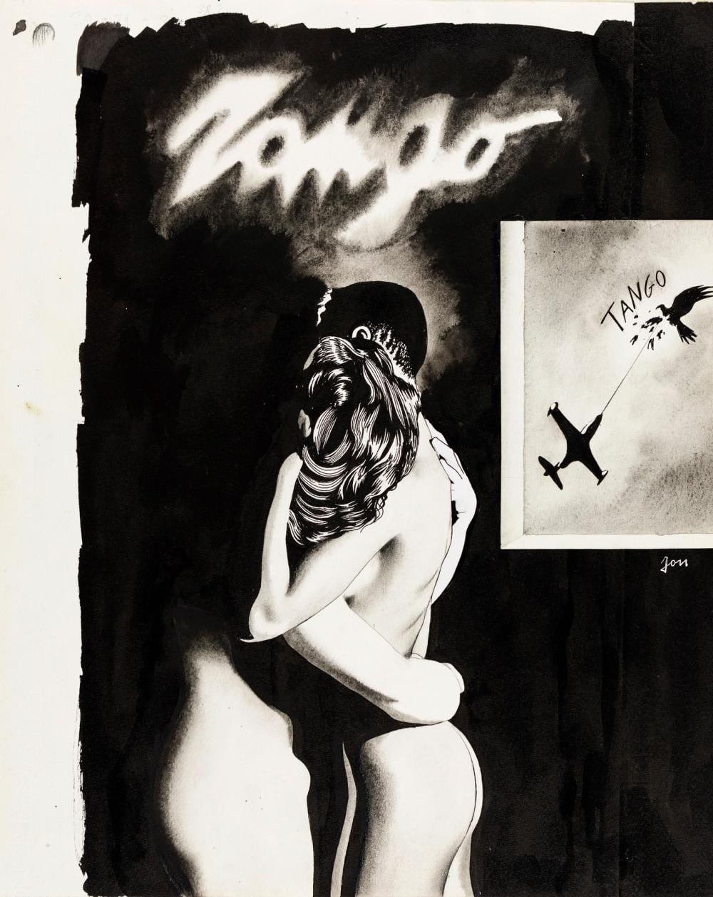 Marcello Jori comparable auction result: marcello jori 1951 tango nos encontramos tu y yo 1986
