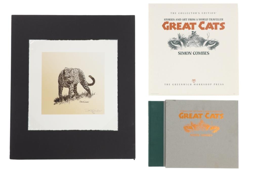 Simon Combes comparable auction result: simon combes 1940 2004 prowler great cats