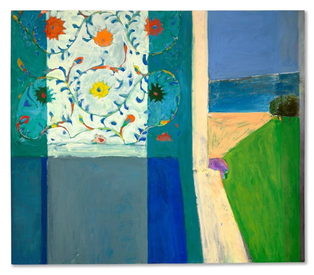 Richard Diebenkorn (1922-1993) Recollections of a Visit to Leningrad oil on comparable sale