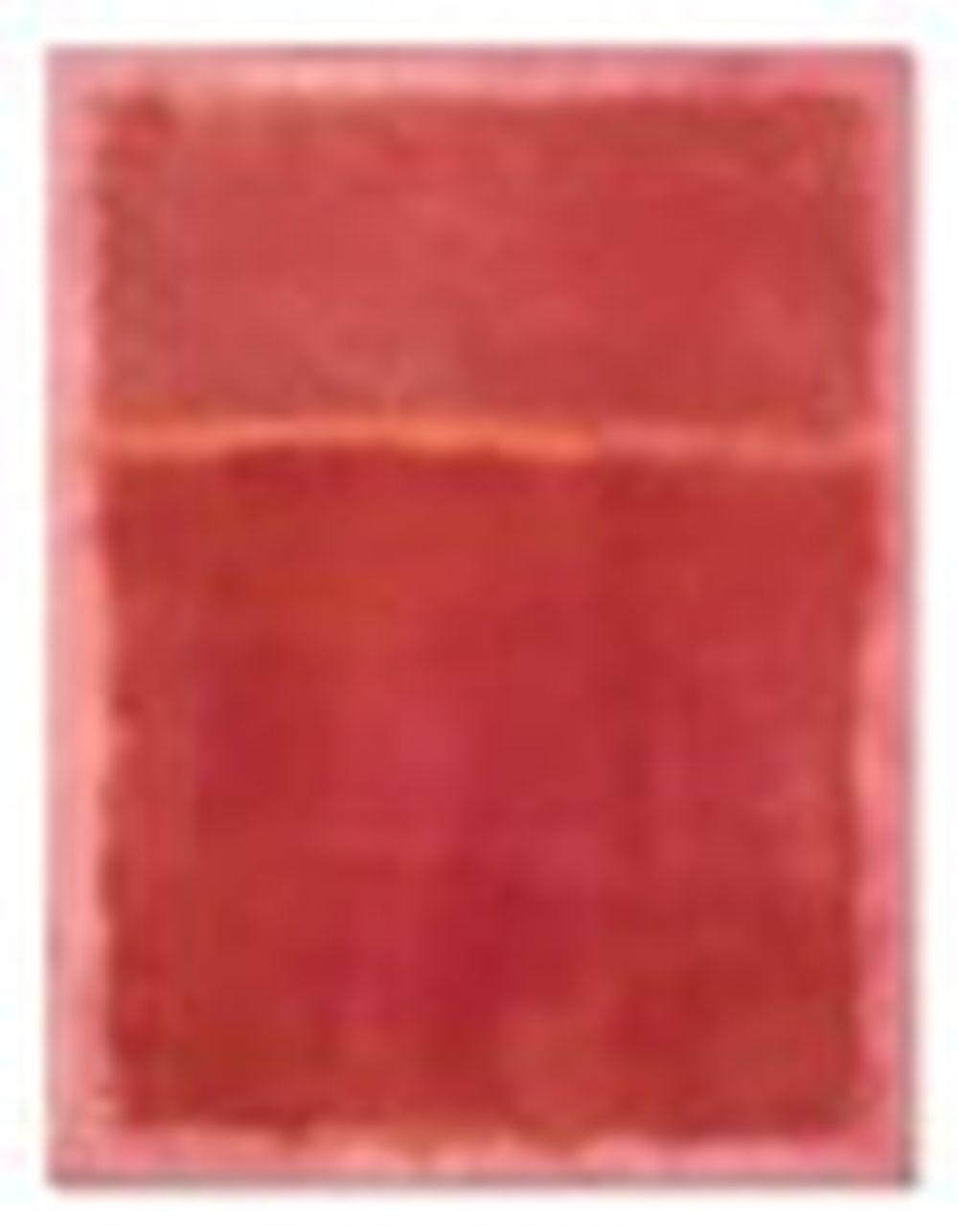 Mark Rothko (1903-1970) Untitled (Red, Orange on Pink) oil on paper laid do comparable sale