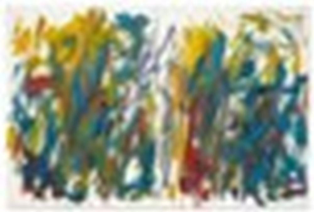 Joan Mitchell (1925-1992) Sunflowers diptych—oil on canvas overall: 51 x 76 comparable sale