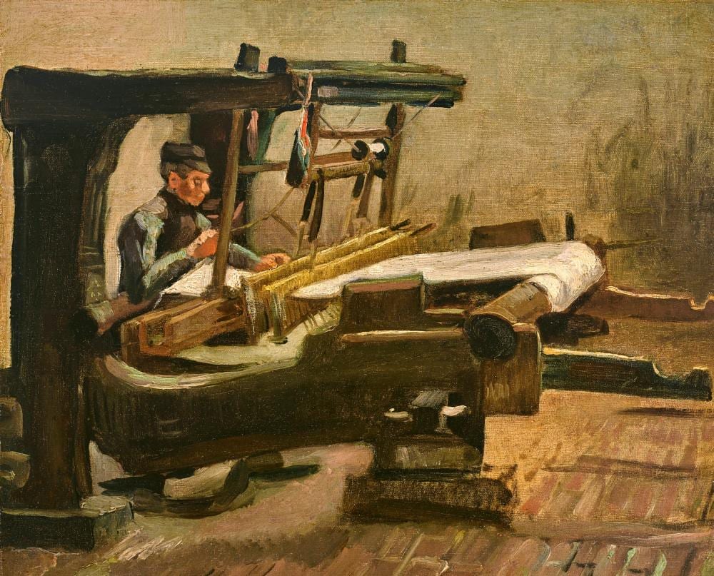 Vincent Van Gogh (1853-1890) Wever naar rechts gekeerd (Weaver Facing Right comparable sale