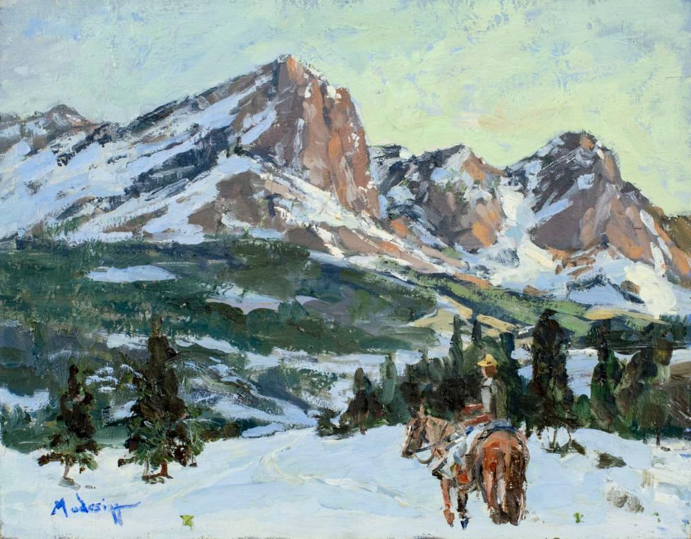 John Modesitt comparable auction result: john modesitt ca ny nm b 1955 oil painting