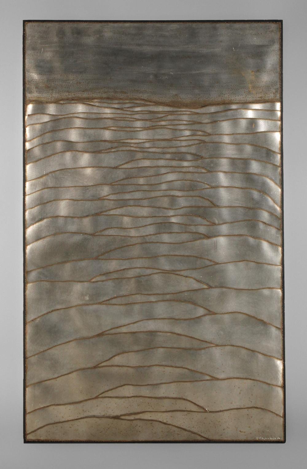 Jorge Machold comparable auction result: jorge machold metallskulptur wellen