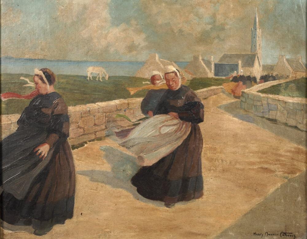 Henry Maurice Cahours comparable auction result: henry maurice cahours pardon de bretagne