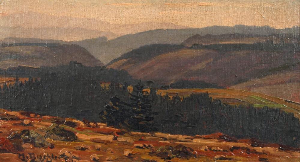 Hermann Dischler comparable auction result: hermann dischler schwarzwald landschaft
