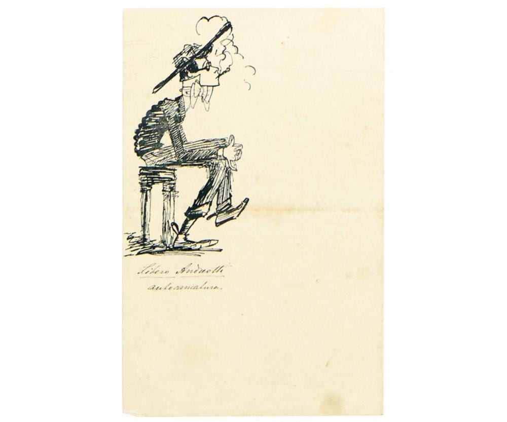 Libero Andreotti comparable auction result: libero andreotti 1875 1933 self caricature