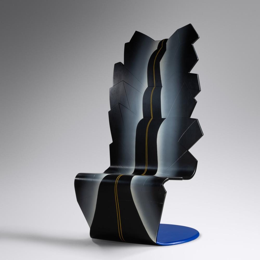 Alan Siegel comparable auction result: alan siegel b 1938 sculptural chair