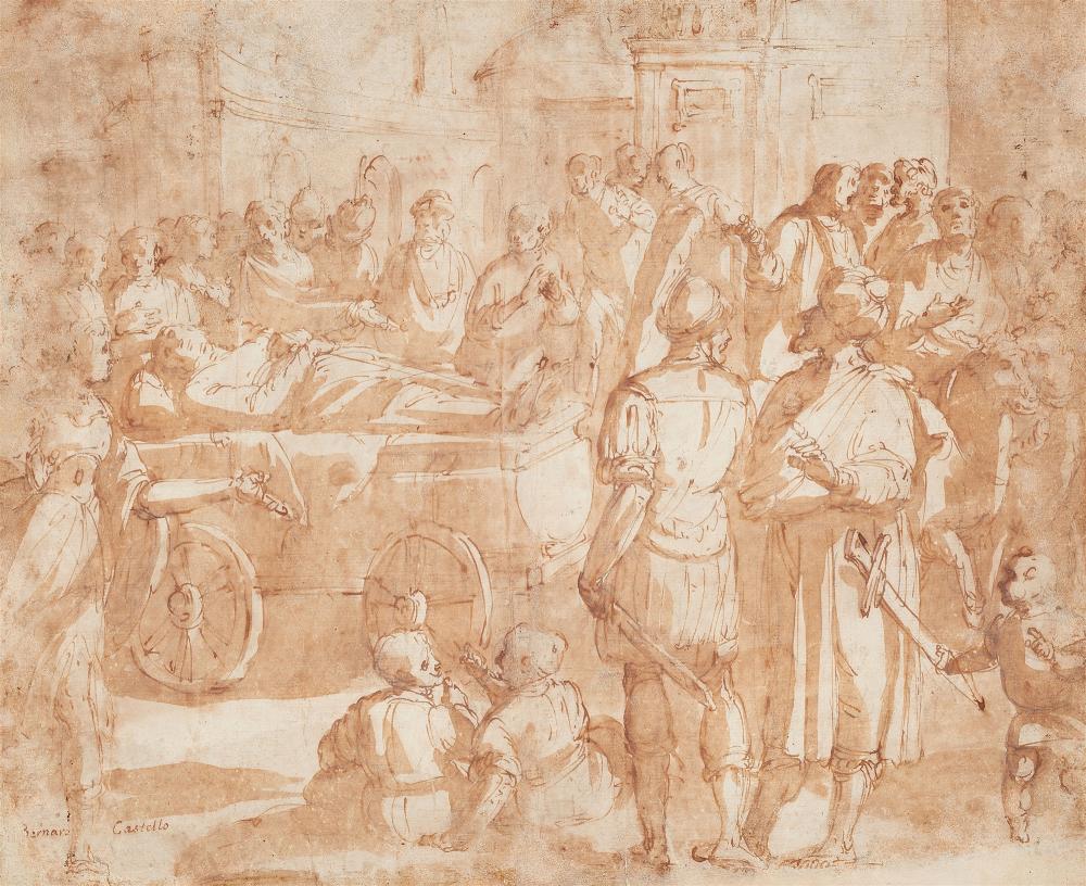 Bernardo Castello comparable auction result: bernardo castello attributed to historical scene