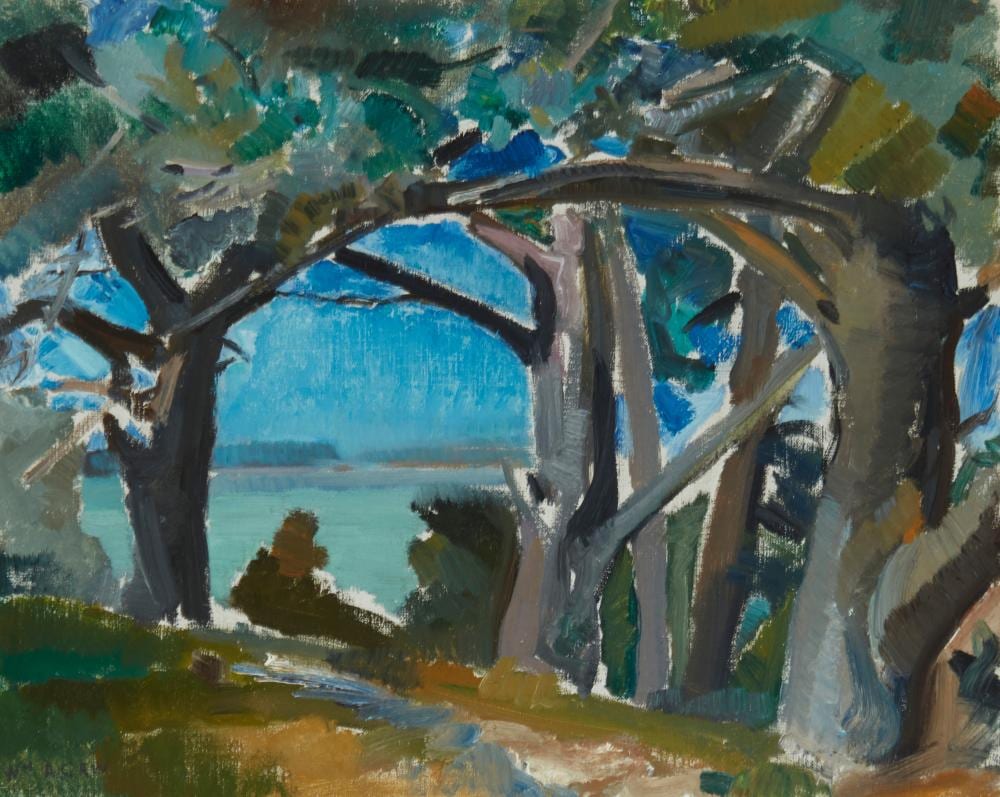William Alexander Gaw comparable auction result: william alexander gaw 1891 1973 cyprus trees 1941 oil on canvas 16 h x 20 w