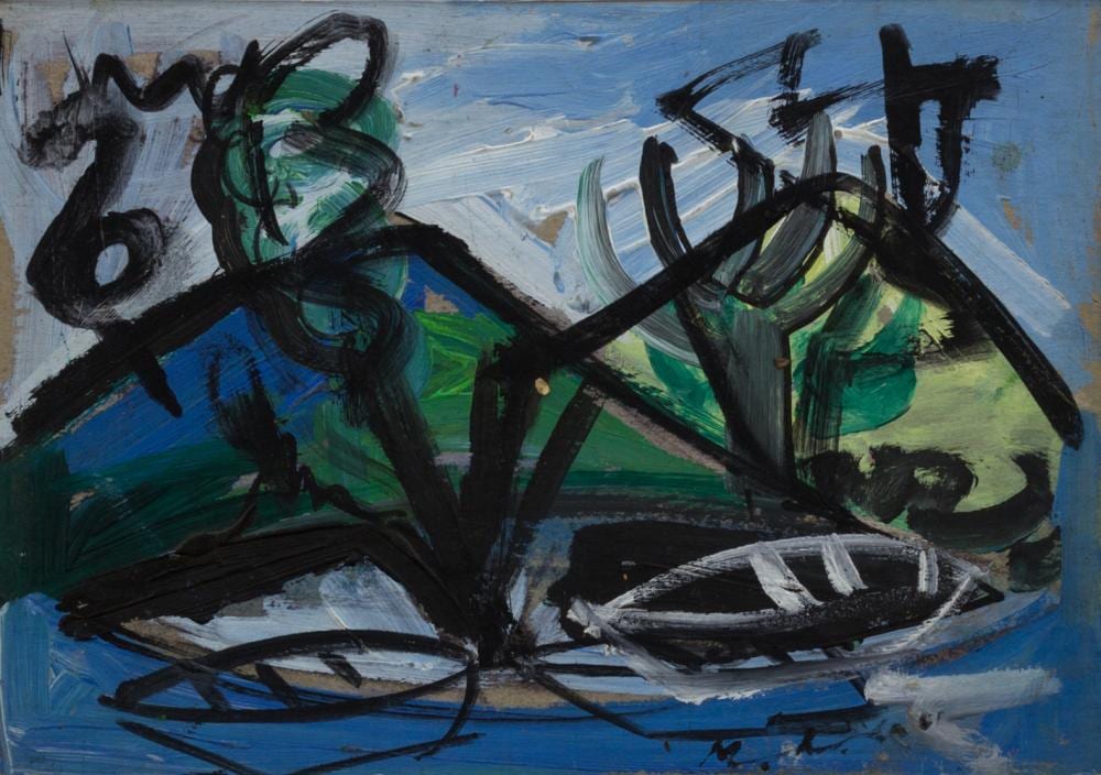 geoffrey mukasa ugandan 1954 2009 untitled boats on lake victoria undated · Art Auction East Africa · 2023-11-15 Geoffrey Mukasa comparable auction result: geoffrey mukasa ugandan 1954 2009 untitled boats on lake victoria undated