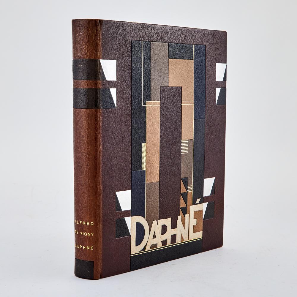 Pierre Legrain comparable auction result: fran ois louis schmied s daphne in a major art deco binding by pierre legrain